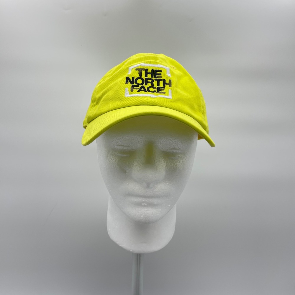 The North Face NF0A5FWW Unisex One Size Yellow Baseball Cap Embroidered Logo Hat